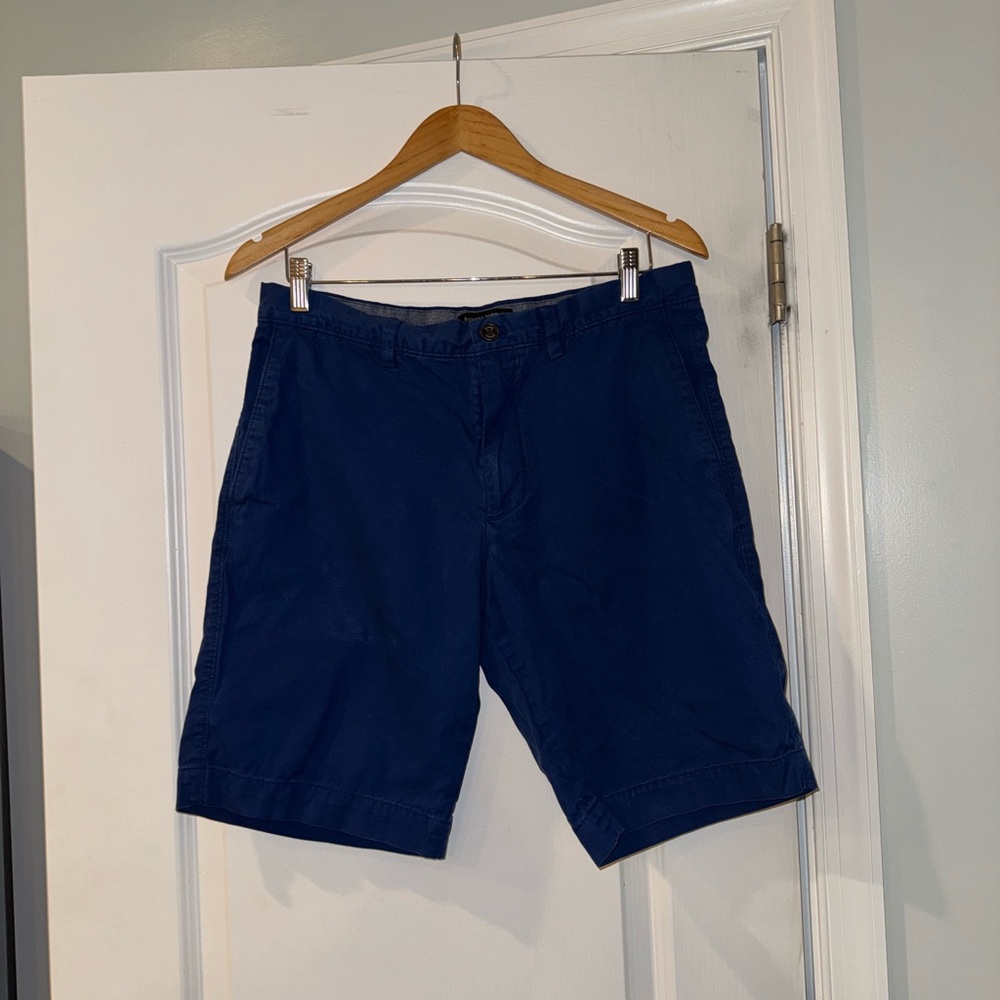 Banana Republic Blue Flat Front Shorts